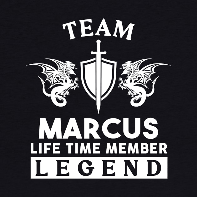 Marcus Name T Shirt - Marcus Life Time Member Legend Gift Item Tee by unendurableslemp118